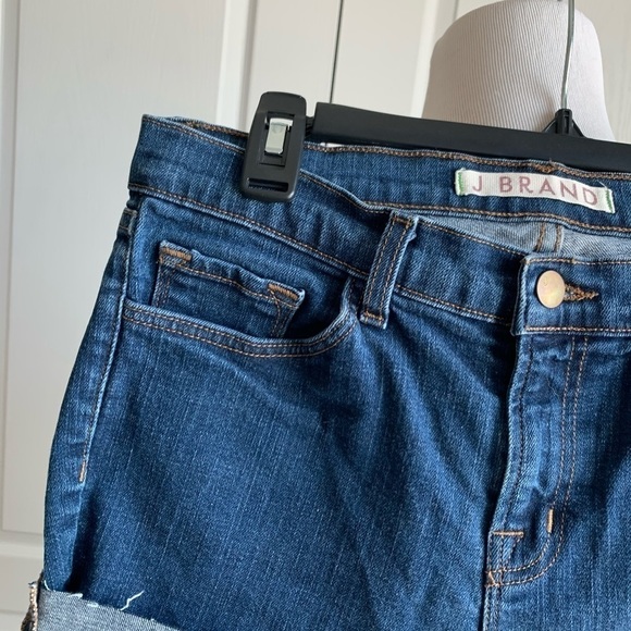 UpCycled J Brand Cut Off Denim Shorts - Picture 2 of 10